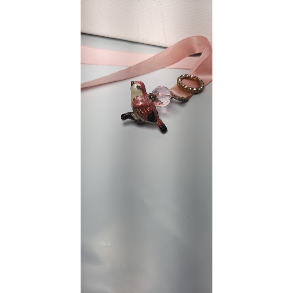 Nikky Design Bookmark Bird Rhinestone Pink - Picture 6 of 7